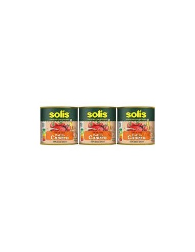 Tomate frito Solís estilo casero pack 3 ud. 300 gr.