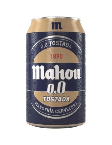 Cerveza tostada sin alcohol Mahou 8 ud. x 33 cl.