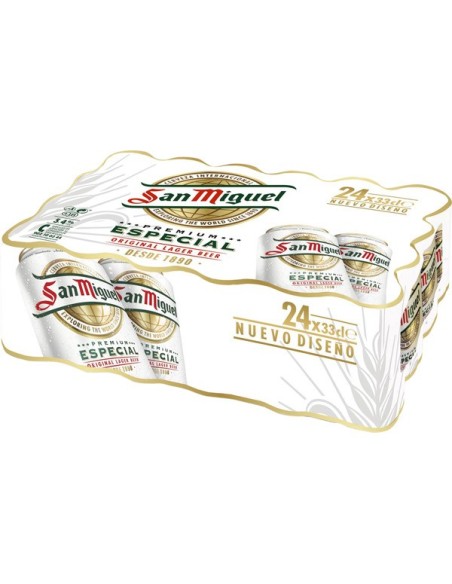 San Miguel Beer 33 cl . pack 24 ud.