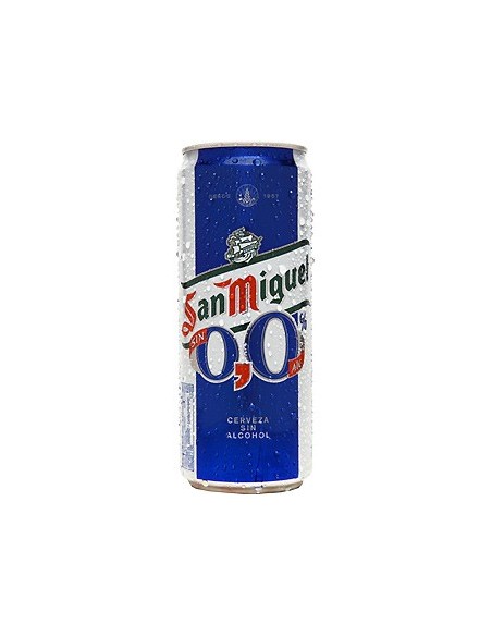 San Miguel alcohol-free beer 33 cl. pack 24 ud.