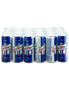 Cerveza sin alcohol San Miguel 33 cl. pack 24 ud.