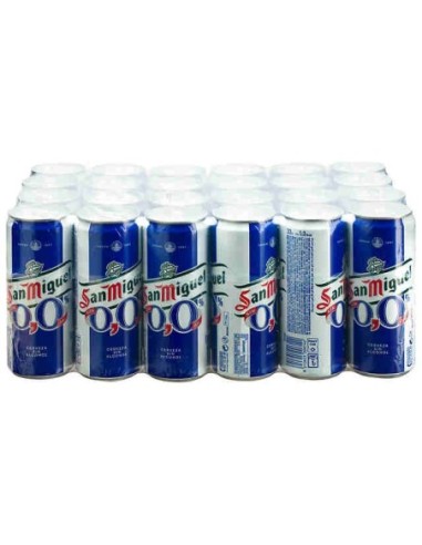 San Miguel alcohol-free beer 33 cl. pack 24 ud.