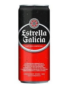 Cerveza Estrella Galicia 33 cl. pack 24 ud. 2