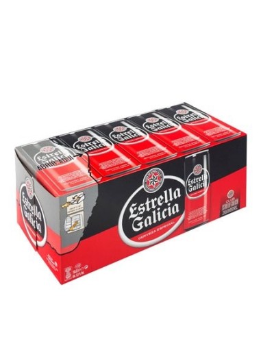 Estrella Galicia Bier 33 cl. pack 24 ud.