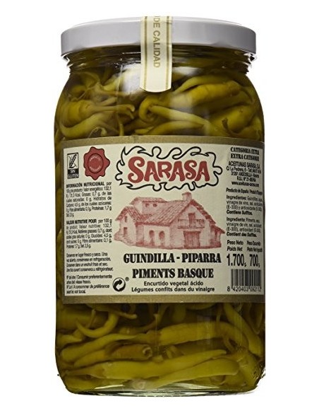 Guindillas Piparras Sarasa 700 gr.