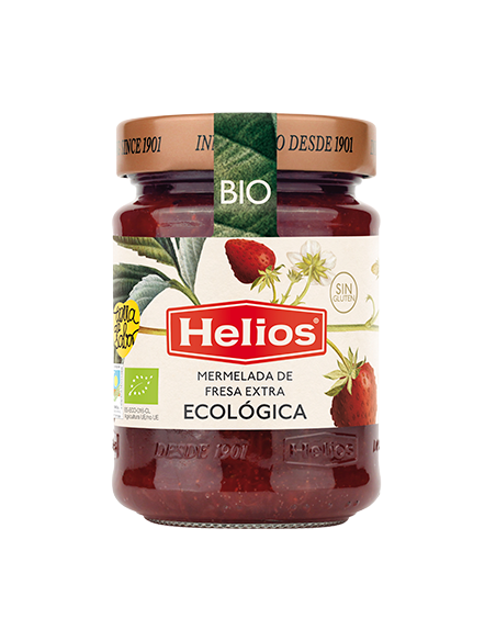 Erdbeermarmelade Ökologisch Helios 350 gr.