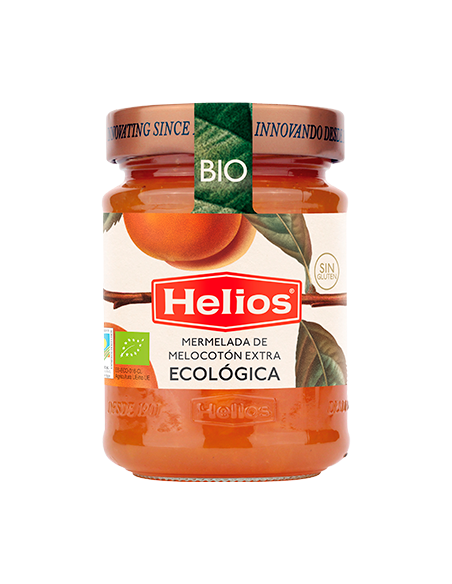Mermelada de melocotón Ecológica Helios 350 gr.