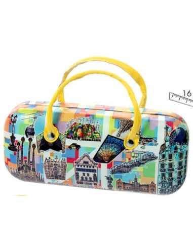 Case with handles for glasses Barcelona
