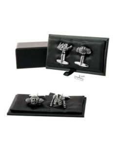 Metal cufflinks Flamenco and Bull