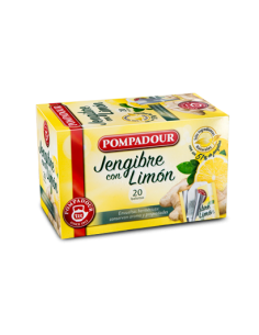 Jengibre con limón Pompadour 40 gr.