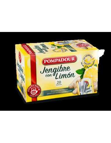 Gingembre au citron Pompadour 40 gr.