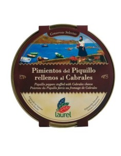 Pimientos del piquillo rellenos de queso Cabrales Laurel 280 Gr.