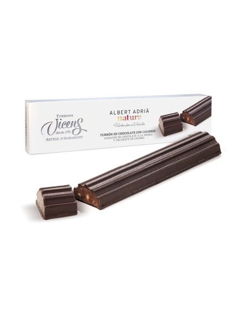 Nougat chocolate with churros Vicens Albert Adriá 250 gr. 2
