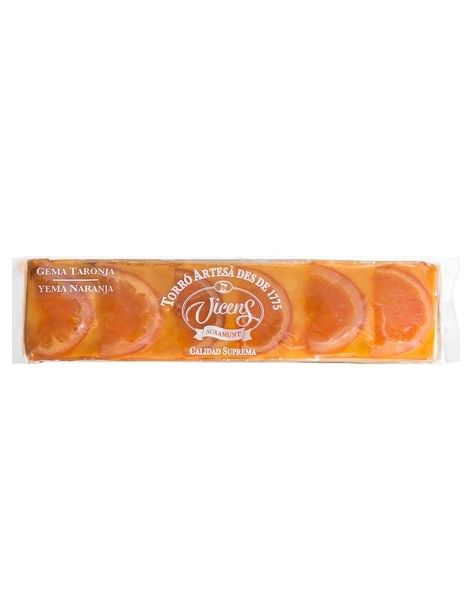 Nougat au jaune d´orange Vicens 300 gr.