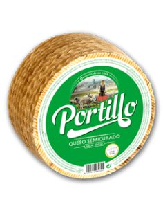 Käse Mezcla Oveja/vaca Semicurado Portillo 1/2 Pieza 1,6 Kg.