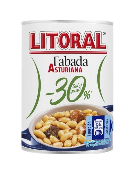 Fabada Asturiana -30% Salz und Fett Litoral 435 gr.