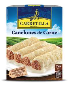 Canelones de carne Carretilla 375 gr.