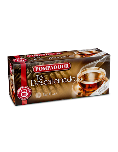 Té descafeinado Pompadour 25 ud. 44 gr.