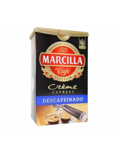 Café molido descafeinado Crème Express Marcilla 250 gr.