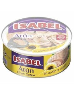 Atún en aceite de girasol Isabel 900 gr.