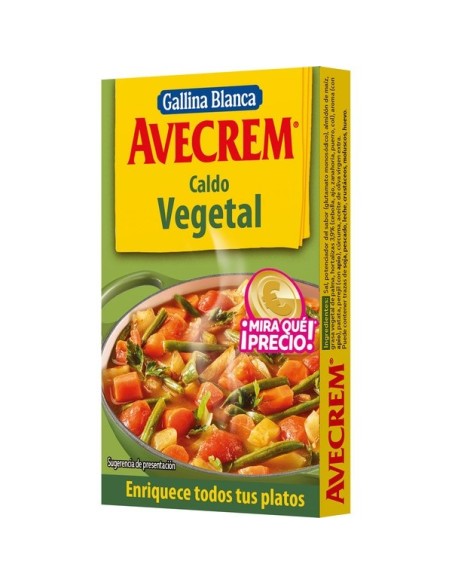 Avecrem Gemüsebrühe 8 Einheiten 80 gr.