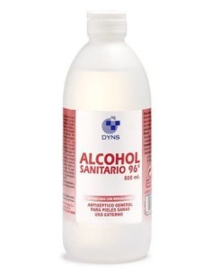 Sanitäralkohol 96º Dyns 250 ml.