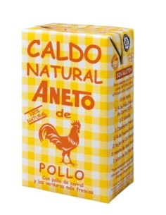 Natural Chicken Broth  Aneto 1l.
