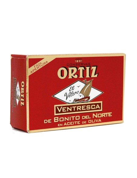 Ventresca de bonito del Norte en aceite de oliva Ortiz 109 gr.