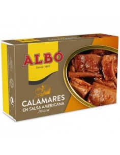 Calmars à La Sauce Américaine Albo 120 Gr.