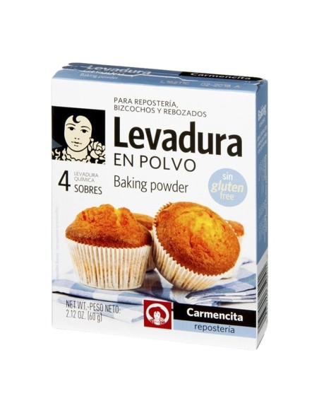 Poudre à pâte Carmencita 4 sachets 60 gr.