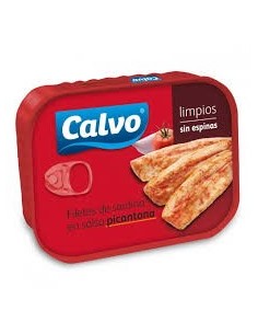 Sardinenfilets in scharfer Sauce Calvo 70 gr.