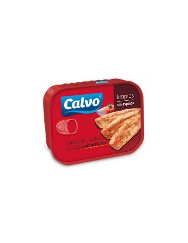 Sardinenfilets in scharfer Sauce Calvo 70 gr.