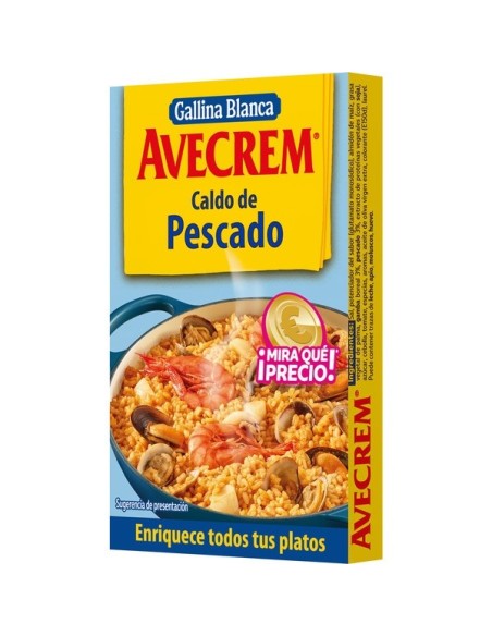 Caldo de pescado Avecrem 8 pastillas  80 gr.