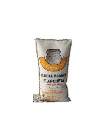 Alubias Plancheta La Buena Olla Legumbres Montes saco 1 kg.