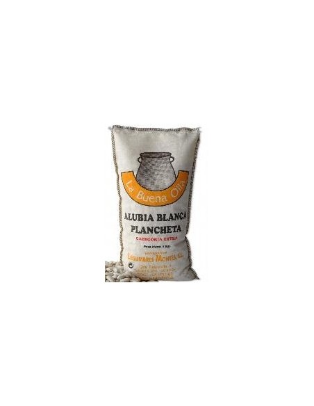Alubias Plancheta La Buena Olla Legumbres Montes saco 1 kg.