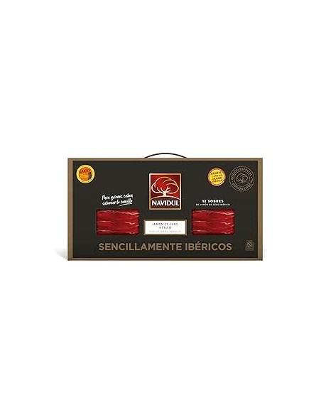 Navidul Iberian Cebo Ham Briefcase 12 envelopes (12x75 gr.)