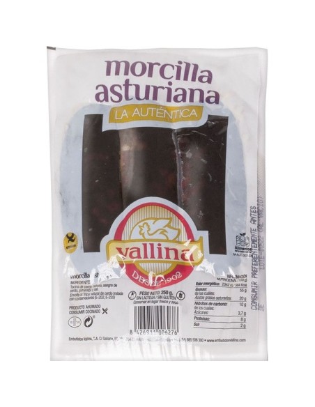 Morcilla Asturiana Vallina 250 gr.