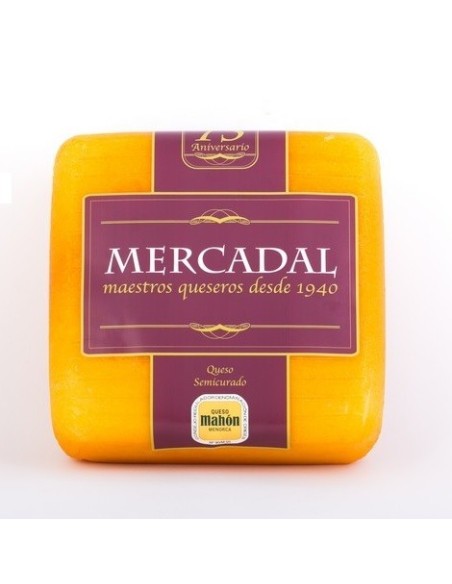 Queso de Mahón Menorca semicurado Mercadal 2,5 kgs.