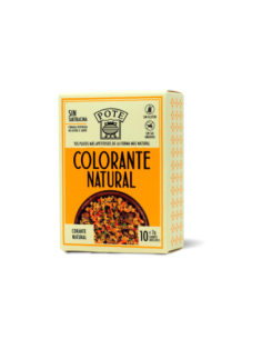 Colorante natural Pote 10 sobres