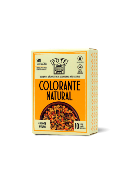 Colorante natural Pote 10 sobres
