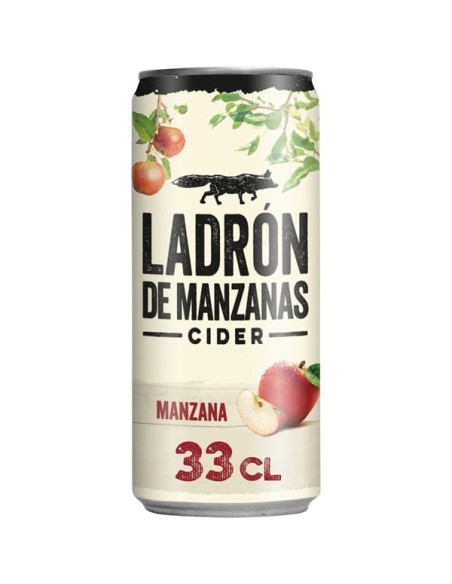 Sidra Ladrón de Manzanas pack 8 latas x 33 cl.