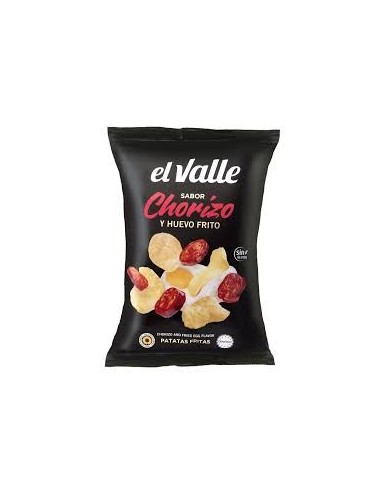 Chorizo et chips d´uf frit El Valle 130 gr.
