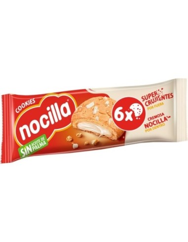 Galletas rellenas de Nocilla blanca 120 gr.