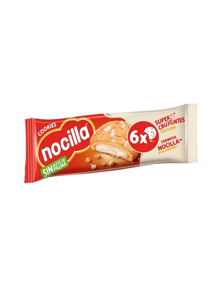 Mit weißer Nocilla gefüllte Kekse 120 gr.