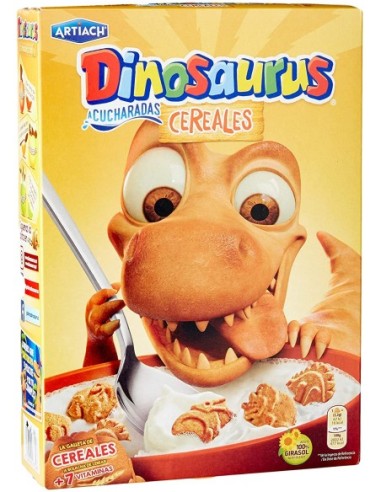 Dinosaurus a cucharadas Cereales Artiach 320 Gr.