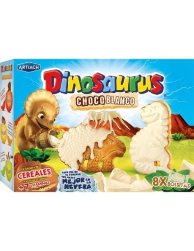 Galletas con chocolate blanco Dinosaurus Artiach 255 Gr.