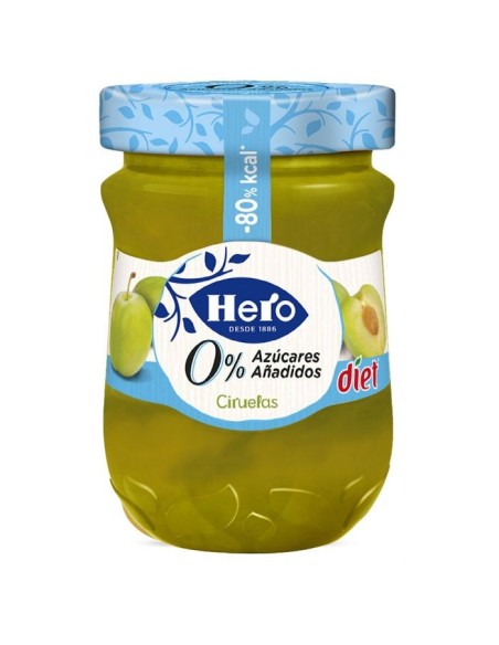 Confitura de ciruela 0% azúcares Hero 280 gr.