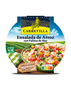Ensalada de arroz con palitos de mar Carretilla 240 gr.