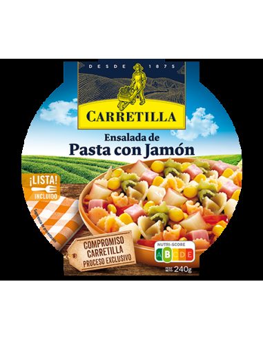 Nudelsalat mit Schinken Carretilla 240 gr.