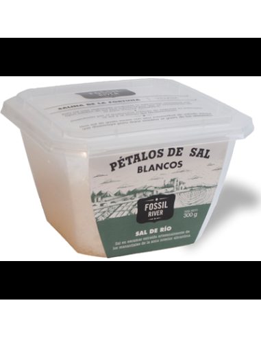 Pétalos de sal blancos Fossil 300 gr.